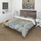 Designart 'White Birch Forest I' Farmhouse Bedding Set - Duvet Cover & Shams